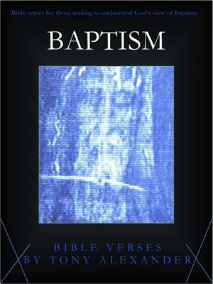cover image of Baptism Bible Verses